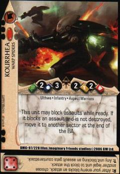 2006 Warhammer 40,000 TCG: Damnation's Gate #097/228 Kourrhea Front