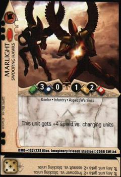 2006 Warhammer 40,000 TCG: Damnation's Gate #102/228 Marlight Front