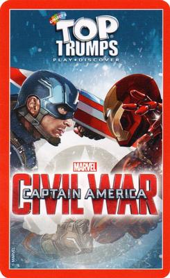 2016 Top Trumps Marvel Captain America Civil War #NNO Crossbones Back