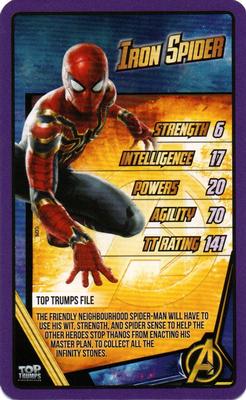 2018 Top Trumps Marvel Avengers Infinity War #NNO Iron Spider Front