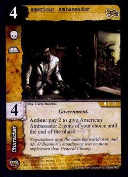 2005 Call of Cthulhu Masks of Nyarlathotep #21 American Ambassador Front