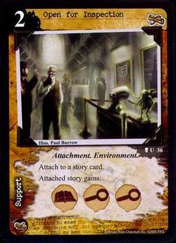 2005 Call of Cthulhu Masks of Nyarlathotep #36 Open for Inspection Front