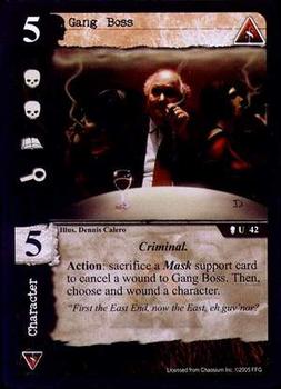 2005 Call of Cthulhu Masks of Nyarlathotep #42 Gang Boss Front