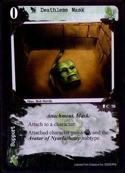 2005 Call of Cthulhu Masks of Nyarlathotep #70 Deathless Mask Front