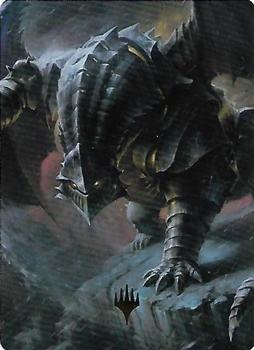 2022 Magic The Gathering Commander Legends: Battle for Baldur's Gate - Art Series Gold Signature #009 Chardalyn Dragon Front
