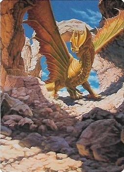 2022 Magic The Gathering Commander Legends: Battle for Baldur's Gate - Art Series #002 Ancient Brass Dragon Front