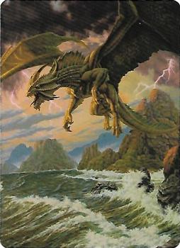 2022 Magic The Gathering Commander Legends: Battle for Baldur's Gate - Art Series #003 Ancient Bronze Dragon Front