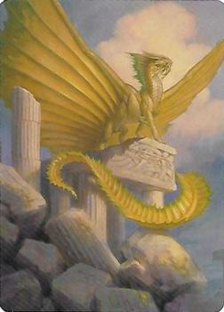 2022 Magic The Gathering Commander Legends: Battle for Baldur's Gate - Art Series #005 Ancient Gold Dragon Front