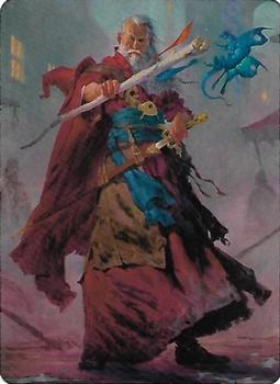2022 Magic The Gathering Commander Legends: Battle for Baldur's Gate - Art Series #064 Elminster Front