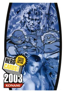 2003 Konami Hero Cards #30 Shredder Back
