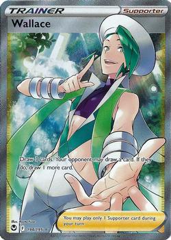 2022 Pokemon Sword & Shield Silver Tempest #194/195 Wallace Front