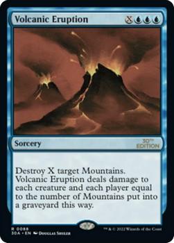2022 Magic The Gathering 30th Anniversary Edition #0088 Volcanic Eruption Front