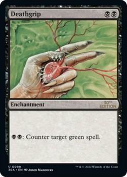 2022 Magic The Gathering 30th Anniversary Edition #0098 Deathgrip Front