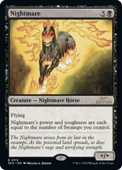 2022 Magic The Gathering 30th Anniversary Edition #0115 Nightmare Front