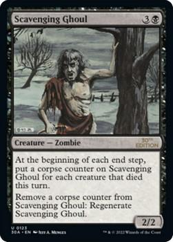 2022 Magic The Gathering 30th Anniversary Edition #0123 Scavenging Ghoul Front