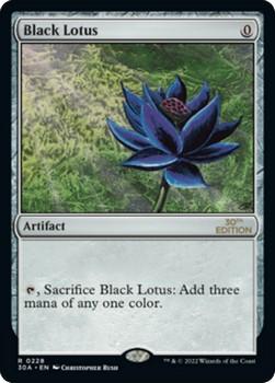 2022 Magic The Gathering 30th Anniversary Edition #0228 Black Lotus Front