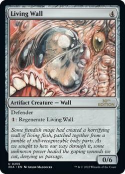 2022 Magic The Gathering 30th Anniversary Edition #0255 Living Wall Front