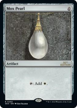 2022 Magic The Gathering 30th Anniversary Edition #0260 Mox Pearl Front