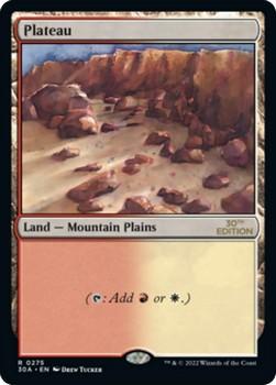 2022 Magic The Gathering 30th Anniversary Edition #0275 Plateau Front