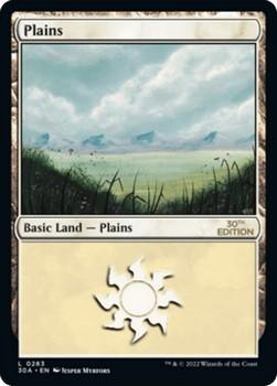 2022 Magic The Gathering 30th Anniversary Edition #0283 Plains Front