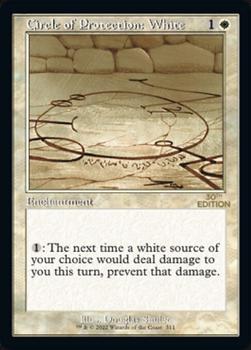 2022 Magic The Gathering 30th Anniversary Edition #311 Circle of Protection: White Front