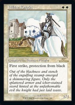 2022 Magic The Gathering 30th Anniversary Edition #340 White Knight Front