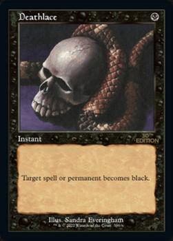 2022 Magic The Gathering 30th Anniversary Edition #396 Deathlace Front