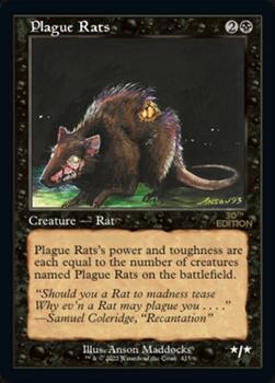 2022 Magic The Gathering 30th Anniversary Edition #415 Plague Rats Front
