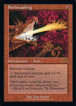 2022 Magic The Gathering 30th Anniversary Edition #443 Firebreathing Front
