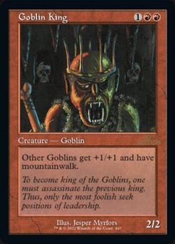 2022 Magic The Gathering 30th Anniversary Edition #447 Goblin King Front