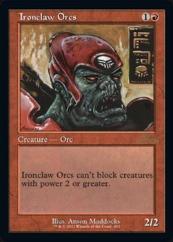 2022 Magic The Gathering 30th Anniversary Edition #452 Ironclaw Orcs Front
