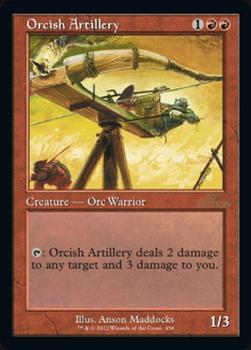 2022 Magic The Gathering 30th Anniversary Edition #458 Orcish Artillery Front