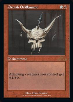 2022 Magic The Gathering 30th Anniversary Edition #459 Orcish Oriflamme Front
