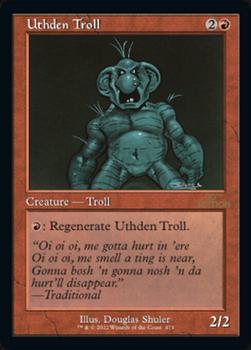 2022 Magic The Gathering 30th Anniversary Edition #473 Uthden Troll Front