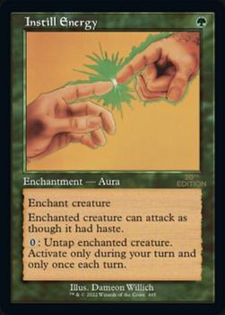 2022 Magic The Gathering 30th Anniversary Edition #495 Instill Energy Front