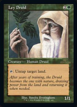 2022 Magic The Gathering 30th Anniversary Edition #498 Ley Druid Front