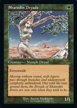 2022 Magic The Gathering 30th Anniversary Edition #509 Shanodin Dryads Front