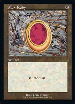 2022 Magic The Gathering 30th Anniversary Edition #558 Mox Ruby Front
