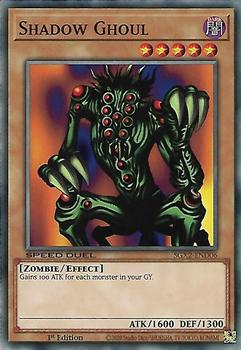 2022 Yu-Gi-Oh! Speed Duel GX: Midterm Paradox English 1st Edition #SGX2-END06 Shadow Ghoul Front
