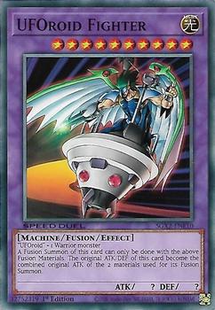 2022 Yu-Gi-Oh! Speed Duel GX: Midterm Paradox English 1st Edition #SGX2-ENE10 UFOroid Fighter Front