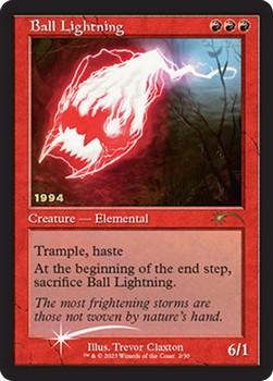 2022 Magic The Gathering 30th Anniversary Edition - Promos #2 Ball Lightning Front
