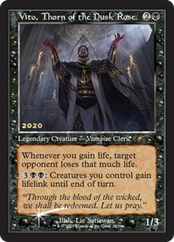 2022 Magic The Gathering 30th Anniversary Edition - Promos #28 Vito, Thorn of the Dusk Rose Front