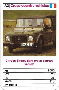 1979  Ace Trump Armoured Vehicles #A3 Citroen Sherpa Front