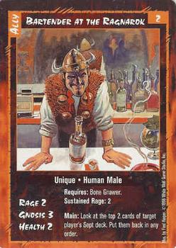 1998 Rage Tribal War Phase 2 #NNO Bartender at the Ragnarok Front