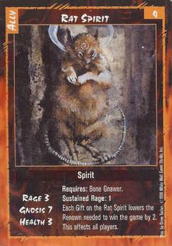 1998 Rage Tribal War Phase 2 #NNO Rat Spirit Front