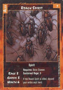 1998 Rage Tribal War Phase 2 #NNO Roach Spirit Front