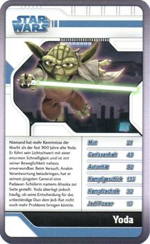 2016 Top Trumps Star Wars The Clone Wars (German) - Booster Pack #NNO Yoda Front