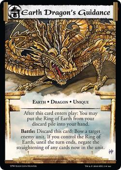 2010 Legend of the Five Rings The Plague War #2 Earth Dragon's Guidance Front