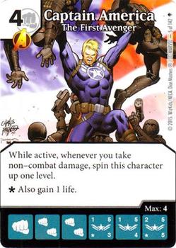 2015 Dice Masters Age of Ultron #5of142 Captain America Front