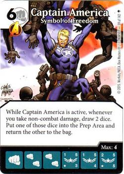 2015 Dice Masters Age of Ultron #39of142 Captain America Front